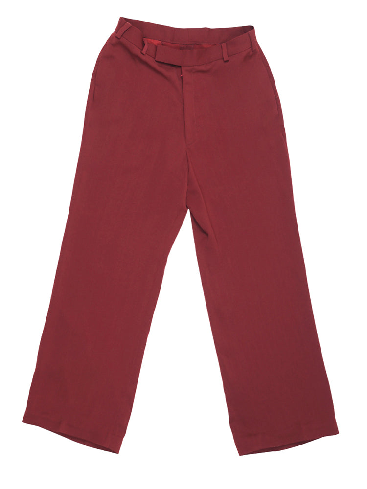 Red Loose Fit Pants